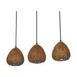Ledvance Decor Carta Drop Carta/Acciaio Luce Pendente Beige | Adatto per 3X E27