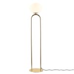 DFTP by Nordlux Shapes Lampada da terra Vetro e Metallo Ottone | Adatto per E27