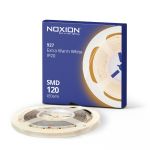 Noxion Strisce LED Naga 5 Metro IP20 SMD2835/120 24V 9.6W/m 927 /8mm/50mm + DC Cavo