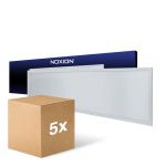 Confezione Multipack 5x Noxion Pannello A LED Ecowhite V4.0 28W 3360lm CCT  |  300X1200 UGR<19