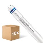 Confezione Multipack 10x Philips Tubo LED T8 MASTER (HF) High Output 8W 1050lm - 840 Bianco Freddo | 60cm - Sostitutiva 18W