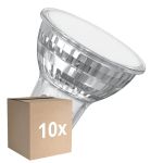 Confezione Multipack 10x Ledvance LED Riflettore GU10 PAR16 5.6W 620lm 120D - 840 Bianco Freddo| Sostitutiva 80W