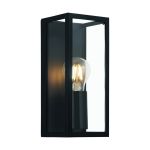 Eglo Luce Da Parete Alamonte 2 Acciaio Nero | IP44 - Adatto per 1x E27
