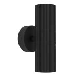 Eglo Luce Da Parete Tomelloso Esterni Aluminium Nero | Adatto per 2x GU10