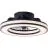 Brilliant Mondello Ventilatore Da Soffitto Plastica Nero 23W 3100lm - 827-865 CCT | 420mm - Telecomando Dimmerabile