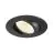 SLV New Tria Universale 68 Faretti Aluminium Nero Il Giro 8.6W 600lm 60D - 925-930-940 CCT | Ritaglio 68mm -  Miglior Resa Cromatica - Dimmerabile 