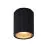 Nordlux Kyklop Luce da soffitto Aluminium e Vetro Nero | 86mm - IP54 - Adatto per GU10