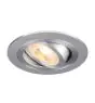 SLV New Tria 75 Faretti Aluminium Grigio Il Giro | Ritaglio 75mm - Adatto per 1x GU10 