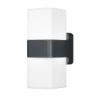 Ledvance Smart+ Wifi Luce Da Parete Grigio Up & Down - Esterni - 13.5W 950lm - 830 Luce Calda -  | RGBW - Dimmerabile