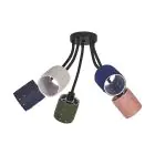Ledvance Decor Felt Weaving Cans Soffitto Multicolore | Adatto per 5X E14