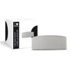 D'Lite Luce da soffitto Lunelle 30cm Tessuto Grigio | Adatto Per 2x E27 