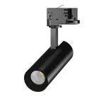 Noxion Luce A Binario LED 3 Fasi Ecowhite Aluminium Nero 10W 920lm 36D - 840 Bianco Freddo