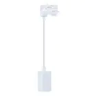 Noxion Luce A Binario Luce Pendente 3 Fasi Aluminium Bianca | Adatto per 1x GU10