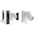 D'Lite Luce Da Parete Prisma Metallo Bianca | IP20 - Adatto per 1x GU10