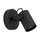 Eglo Luce Da Parete Sorego Acciaio Nero 2.8W 250lm - 830 Luce Calda -  | IP20 - Incl. 1x GU10